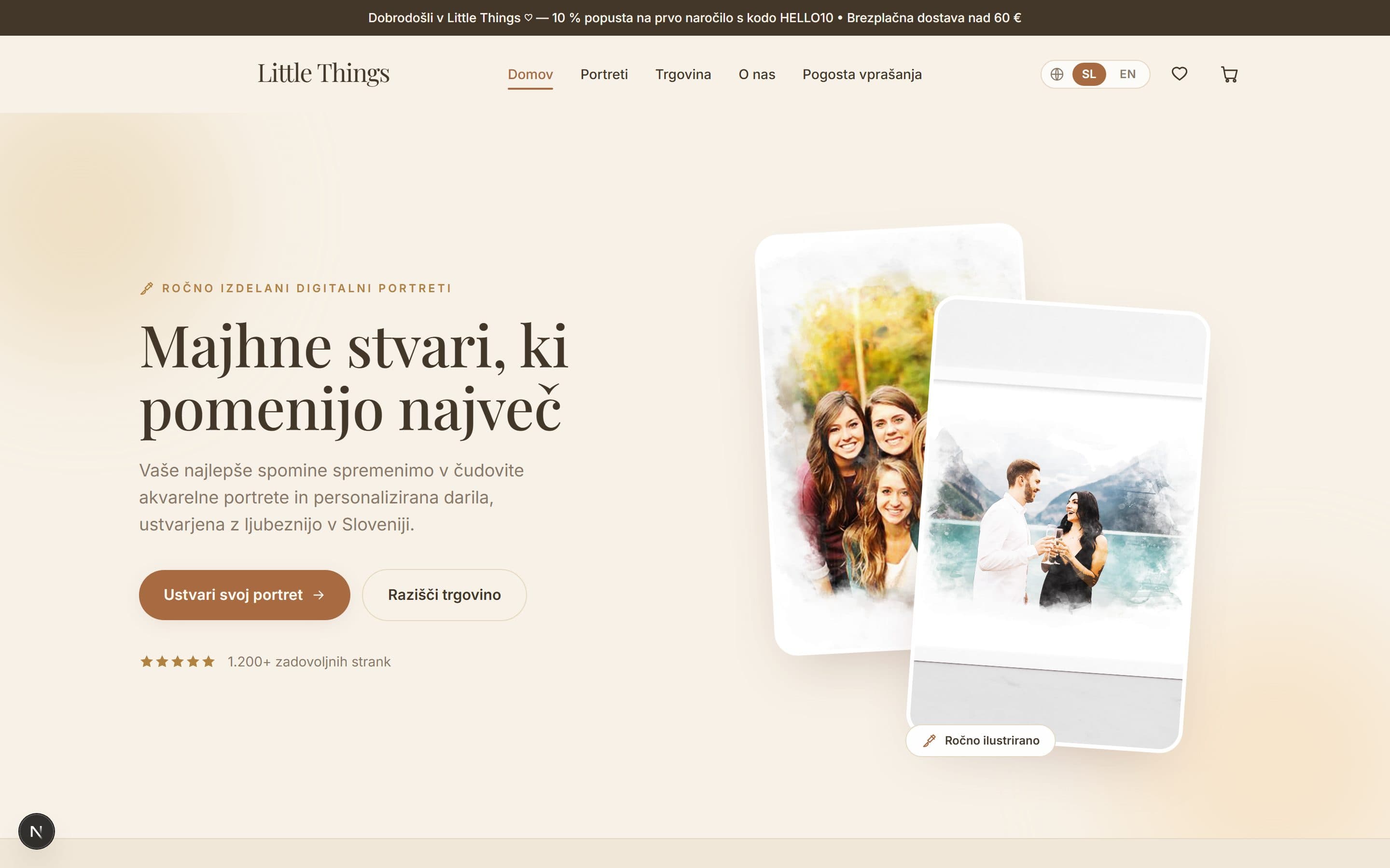 Little Things — website by Northform Labs